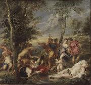Peter Paul Rubens Bacchanal auf Andros, nach einem Gemalde von Tizian USA oil painting artist